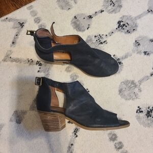 Lucky Brand open-toed booties